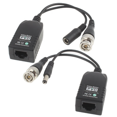 1-CH Passive Power & Video Balun Connector, 1-CH 1-CH