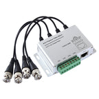 4 CH UTP Passive Video Balun , CCTV Via Twisted Pairs, 4 CH UTP 4 CH UTP