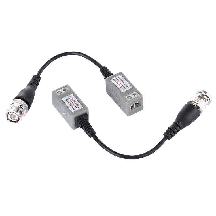 2 PCS HD 202P Coaxial CVI/TVI/AHD 1CH Passive Transceiver Video Balun, 202P 202P