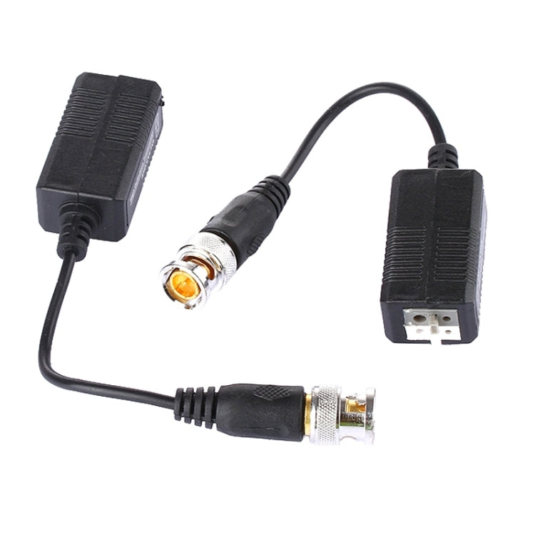 2 PCS HD 205C Coaxial CVI/TVI/AHD 1CH Passive Transceiver Video Balun, 205C – Durable Build, Easy to Use