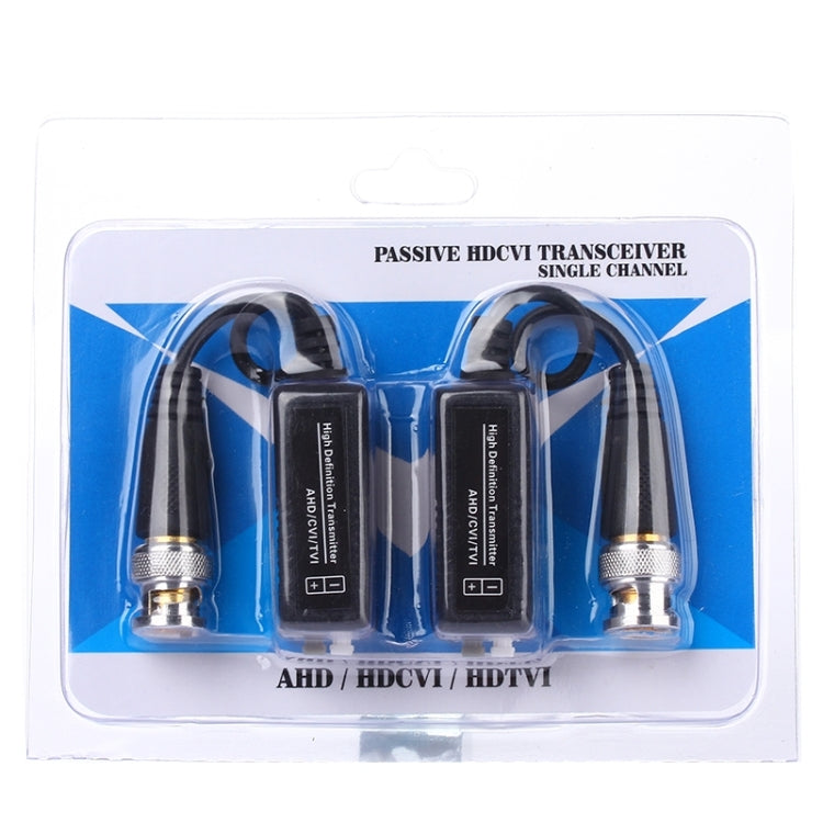 2 PCS HD 205C Coaxial CVI/TVI/AHD 1CH Passive Transceiver Video Balun, 205C – Durable Build, Easy to Use