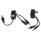 2 PCS HD 213B-C Coaxial CVI/TVI/AHD Video Audio Power Balun Transceiver, 213B-C 213B-C