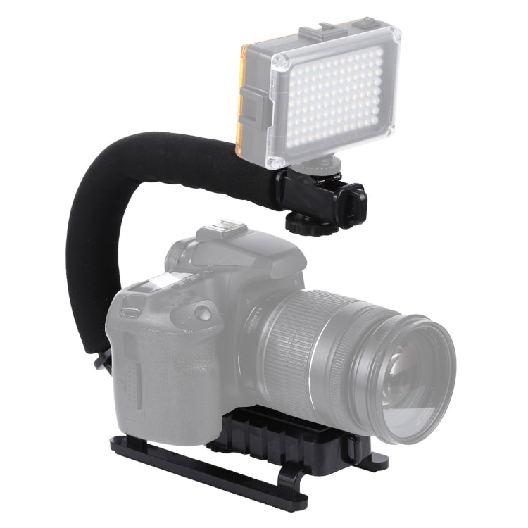 C-Shape Mount Holder Handle for DSLR / Camcorder DV Default Title