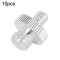 10pcs 1/4 to 3/8 Stainless Steel Screw for Tripod Heads, 1/4 to 3/8 1 4 to 3 8