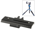 2-way Macro Focus Rail Slider Long-type Tripod Head Plate, Head Plate Head Plate