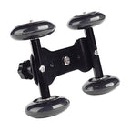 DEBO First Generation Camera Truck / Floor Table Video Slider Track Dolly Car for DSLR Camera / Camcorders, Black – Durable Build, Easy to Use