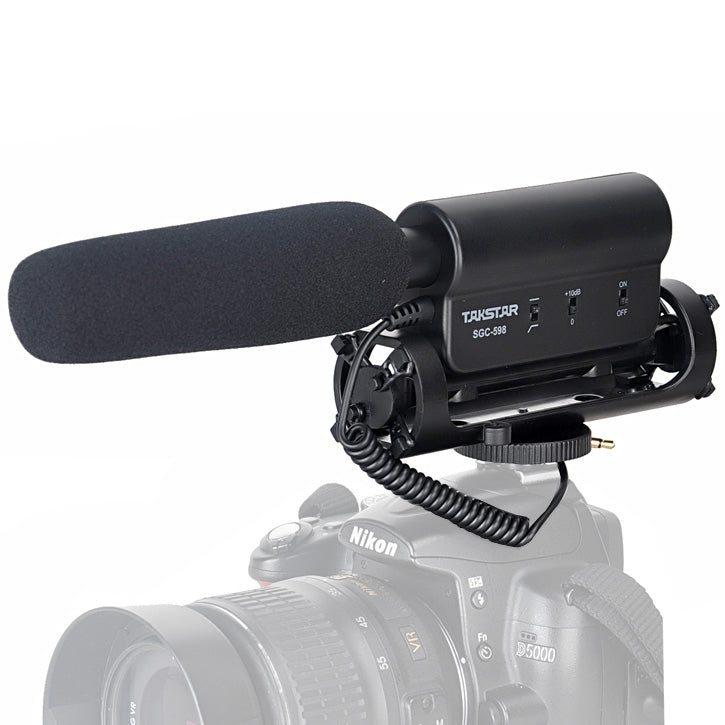 TAKSTAR SGC-598 Professional Photography Interview Dedicated Microphone for DSLR & DV Camcorder Default Title