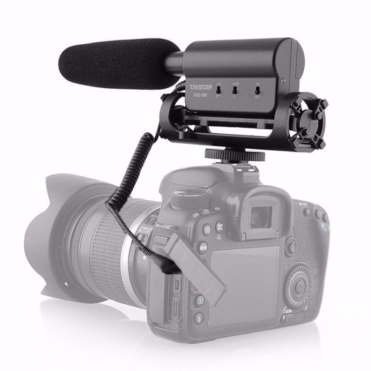SGC-598 Condenser Recording Microphones Professional Photography Interview Dedicated Microphones for DSLR & DV Camcorder – Magnetic