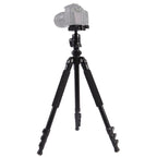 Triopo C-158+KJ-1 Adjustable Portable Aluminum Alloy Tripod, C-158+KJ-1 (Black) C-158+KJ-1 (Black)