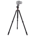 Triopo MT-2804C Adjustable Portable Aluminum Tripod with NB-2S Ball Head for Canon Nikon Sony DSLR Camera, MT-2804C (Black), MT-2804C (Gold) MT-2804C (Black) S-DCA-0413A
