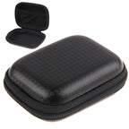 Carbon Fiber Waterproof Portable Case for GoPro HERO11 Black/HERO10 Black / HERO9 Black / HERO8 Black / HERO7 /6 /5 /5 Session /4 Session /4 /3+ /3 /2 /1, DJI Osmo Action and Other Sport Cameras , Size: 8cm x 6cm x 2.5cm, Size: 9cm x 7cm – Waterproof