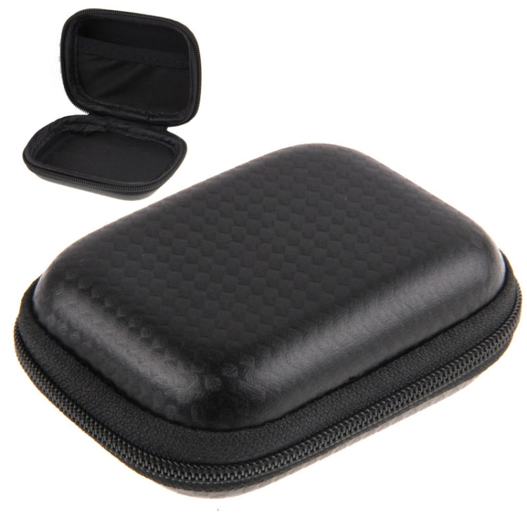 Carbon Fiber Waterproof Portable Case for GoPro HERO11 Black/HERO10 Black / HERO9 Black / HERO8 Black / HERO7 /6 /5 /5 Session /4 Session /4 /3+ /3 /2 /1, DJI Osmo Action and Other Sport Cameras , Size: 8cm x 6cm x 2.5cm, Size: 9cm x 7cm – Waterproof