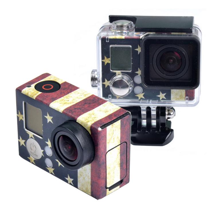 Case Sticker for GoPro HERO3+ /3, US Flag, AU Flag, Brazil Flag US Flag S-DCA-2107C