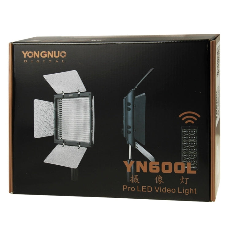 YONGNUO YN600L 600 LED 5500K Color Temperature Adjustable LED Video Light for Canon / Nikon / Sony Camcorder DSLR, YN600L
