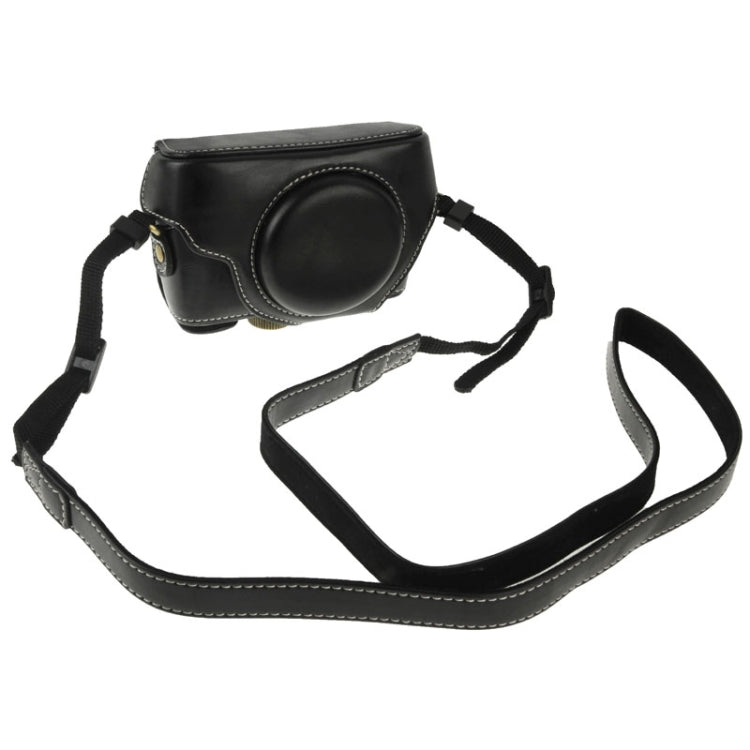 Retro Style PU Leather Camera Case Bag with Strap for Sony RX100 M3 / M4 / M5