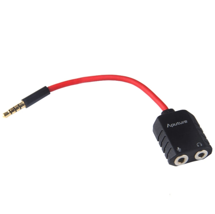 Aputure 3.5mm Audio Y Male to 2 Female Headset Mic Splitter Cable, 3.5mm Male to 2 Female 3.5mm Male to 2 Female