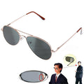 Anti-Track UV Protection Reflex Sunglasses Side Mirror with Protective Box Default Title