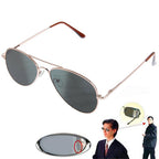 Anti-Track UV Protection Reflex Sunglasses Side Mirror with Protective Box Default Title