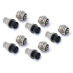 DIY 16mm 7-Pin GX16 Aviation Plug Socket Connector (5 Pcs in One Package, the Price is for 5 Pcs), 7 Pin 7 Pin
