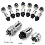 DIY 16mm 7-Pin GX16 Aviation Plug Socket Connector (5 Pcs in One Package, the Price is for 5 Pcs), 7 Pin