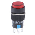 Car DIY Round Button Push Switch / Indicator, Red Indicator, Green Indicator Red Indicator Red Indicator