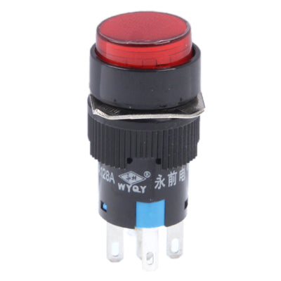 Car DIY Round Button Push Switch / Indicator, Red Indicator, Green Indicator Red Indicator Red Indicator