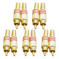 JL0924 3.5mm RCA Jack Connector (10 Pcs in One Package, the Price is for 10 Pcs), JL0924 3.5mm RCA (Red) JL0924 3.5mm RCA (Red) S-DIY-0358B