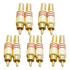JL0924 3.5mm RCA Jack Connector (10 Pcs in One Package, the Price is for 10 Pcs), JL0924 3.5mm RCA (Red) JL0924 3.5mm RCA (Red) S-DIY-0358B
