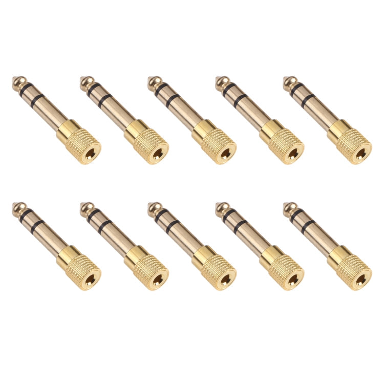 6.35mm Male to 3.5mm Female Audio Jack Adapters (10 Pcs in One Package, the Price is for 10 Pcs), 6.35mm Male to 3.5mm Female 6.35mm Male to 3.5mm Female