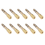 6.35mm Male to 3.5mm Female Audio Jack Adapters (10 Pcs in One Package, the Price is for 10 Pcs), 6.35mm Male to 3.5mm Female 6.35mm Male to 3.5mm Female