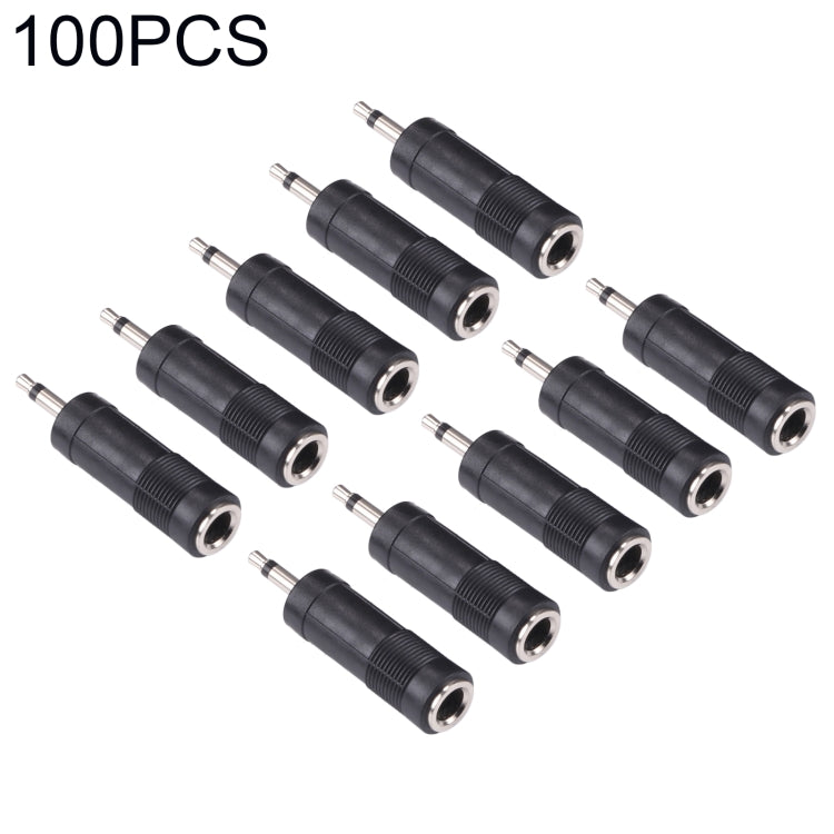 3.5mm Male to 6.35mm Female Mono Sound Converters Adapters (100 Pcs in One Package, the Price is for 100 Pcs) Default Title