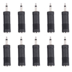 3.5mm Male to 6.35mm Female Mono Sound Converters Adapters (100 Pcs in One Package, the Price is for 100 Pcs)