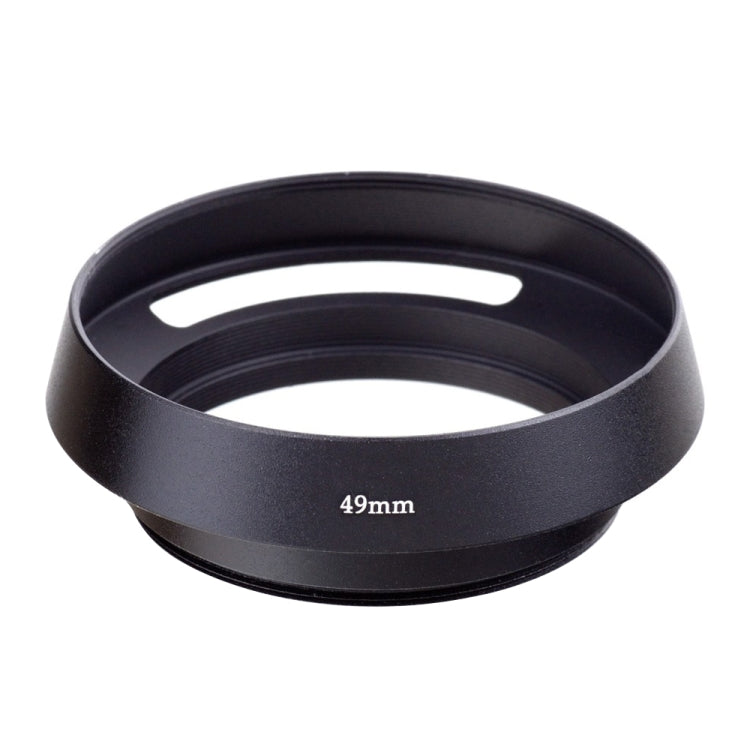 49mm Metal Vented Lens Hood for Leica, 49mm – Durable Build, Easy to Use 49mm