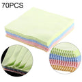 70 PCS Soft Cleaning Cloth for LCD Screen / Glasses/ Mobile Phone Screen, Cleaning Cloth Cleaning Cloth