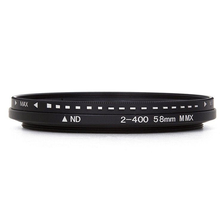 58mm ND Fader Neutral Density Adjustable Variable Filter ND 2 to ND 400 Filter, 58mm – Durable Build, Easy to Use
