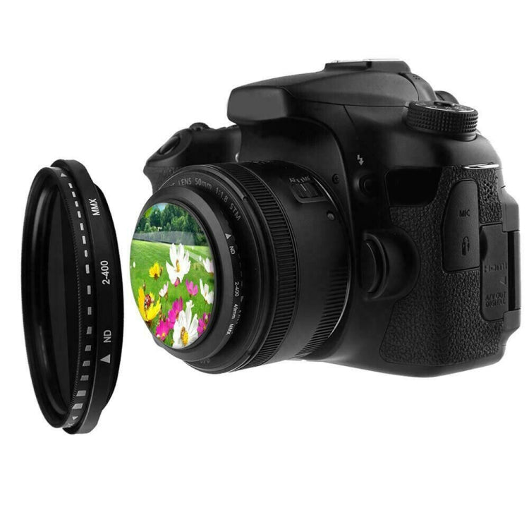 58mm ND Fader Neutral Density Adjustable Variable Filter ND 2 to ND 400 Filter, 58mm – Durable Build, Easy to Use