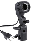 E27 AC Socket Studio Light Mount Stand Umbrella Holder Default Title