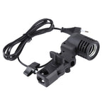 E27 AC Socket Studio Light Mount Stand Umbrella Holder
