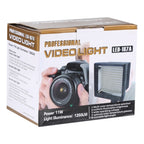 LED-187A 187 LED Video Light for Camera / Video Camcorder and 7.4V 4400mAh NP-F770 li-ion Battery & with Soft Sheets & a Yellow Filters, 187 LED with NP-F770