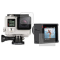 Ultra Clear LCD Screen Protector + Housing Glass Lens Protector Film for GoPro HERO4 Silver Camera, HERO4 Silver HERO4 Silver