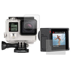 Ultra Clear LCD Screen Protector + Housing Glass Lens Protector Film for GoPro HERO4 Silver Camera, HERO4 Silver HERO4 Silver