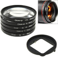 6 in 1 58mm Close-Up Lens Filter Macro Lens Filter + Filter Adapter Ring for GoPro HERO3, 6 in 1 58mm 6 in 1 58mm