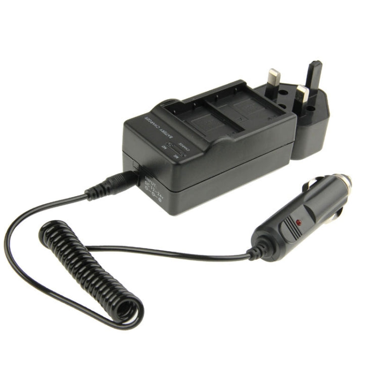 3 in 1 Digital Camera Dual Battery Car Charger for GoPro HERO3+ / 3 AHDBT-201 / AHDBT-301, US Plug, UK Plug, AU Plug – TPU UK Plug S-DLP-2800A