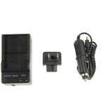 3 in 1 Digital Camera Dual Battery Car Charger for GoPro HERO3+ / 3 AHDBT-201 / AHDBT-301, US Plug, UK Plug, AU Plug