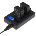 GP158-B LCD Screen Dual Batteries Charger for GoPro HERO3+ /3 (AHDBT-301, AHDBT-302), Displays Charging Capacity – Durable Build, Easy to Use, For GoPro HERO3+ /3