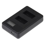 GP158-B LCD Screen Dual Batteries Charger for GoPro HERO3+ /3 (AHDBT-301, AHDBT-302), Displays Charging Capacity – Durable Build, Easy to Use, For GoPro HERO3+ /3