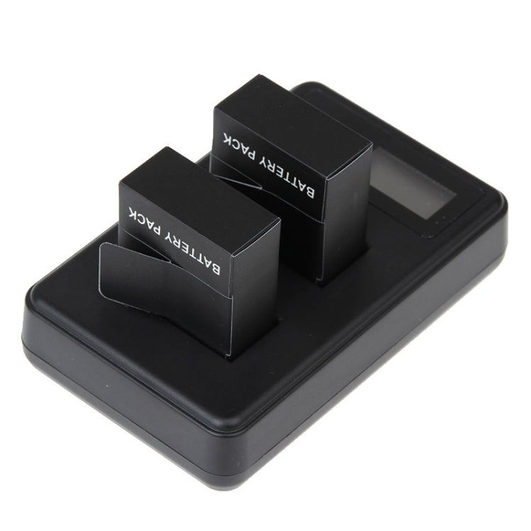 GP158-B LCD Screen Dual Batteries Charger for GoPro HERO3+ /3 (AHDBT-301, AHDBT-302), Displays Charging Capacity – Durable Build, Easy to Use, For GoPro HERO3+ /3