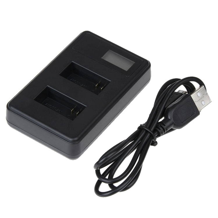 GP158-B LCD Screen Dual Batteries Charger for GoPro HERO3+ /3 (AHDBT-301, AHDBT-302), Displays Charging Capacity – Durable Build, Easy to Use, For GoPro HERO3+ /3