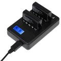 LCD Screen Dual Batteries Charger for GoPro HERO4 (AHDBT-401), Displays Charging Capacity (GP258-C), For GoPro HERO4 For GoPro HERO4
