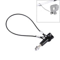 Stainless Steel Lanyard / Tether with Screw for GoPro HERO11 Black/HERO10 Black / HERO9 Black /HERO8 Black /7 /6/ 5 /5 Session /4 /3+ /3 /2 /1, Length: 31.5cm Length: 31.5cm Black
